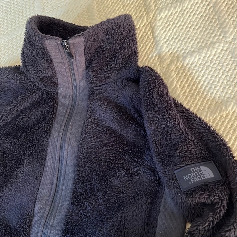 The North Face Women’s Fleece  Full Zip Jacket Black Small - Picture 7 of 12